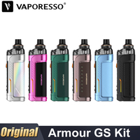 Original Vaporesso Armour GS Kit Vape 80W 5ml Pod 0.15ohm/0.3ohm GTX Mesh Coil DTL 18650 E Cigarette Vaporizer Vape