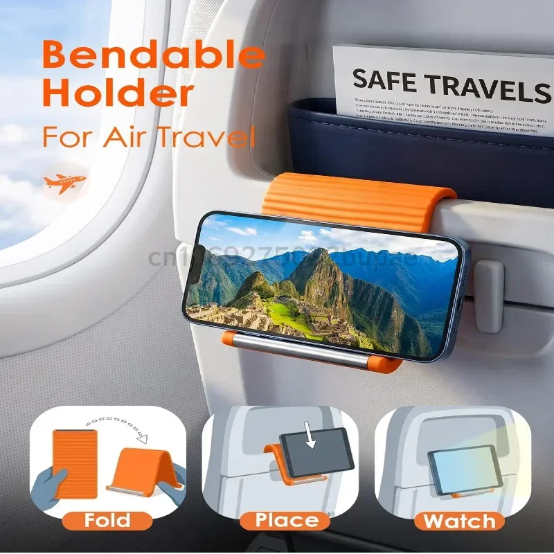 Flexible Flexible Cell Phone Holder Laptop Tablet Stand Non-slip Silicone Adjustable Foldable Desktop Holder Compatible Desktop Stand - Aliexpress Deal