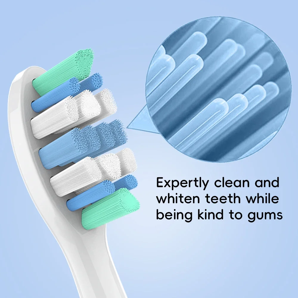 Replacement Toothbrush Heads Compatible with Philips Sonicare Soft Replacement Electric Brush Head 4100 6500 6100 7500 5300 1100 image 6