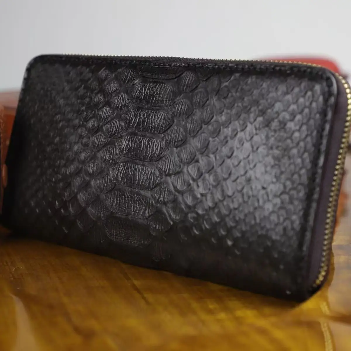 2026 New Fashion Real Snakeskin Genuine Leather Women Long Wallets Female Luxury Brand Designer Clutch Gift Cash Purse Wallet