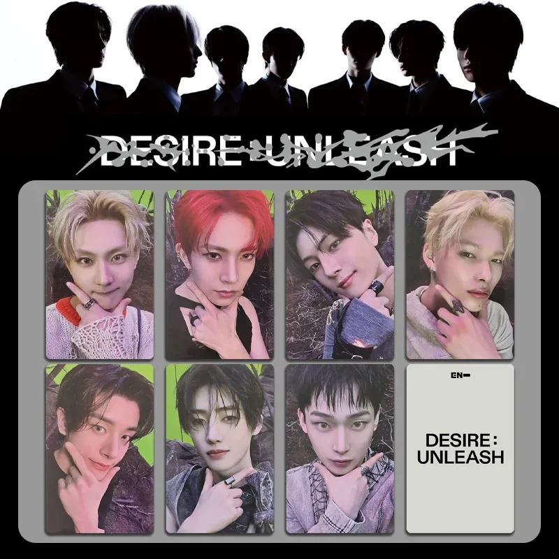 56PCS New ENHYPENS Kpop Anime Album Photocard Collectible Mini Photo Lomo Card Fan Merch Collection Decor Card view 2