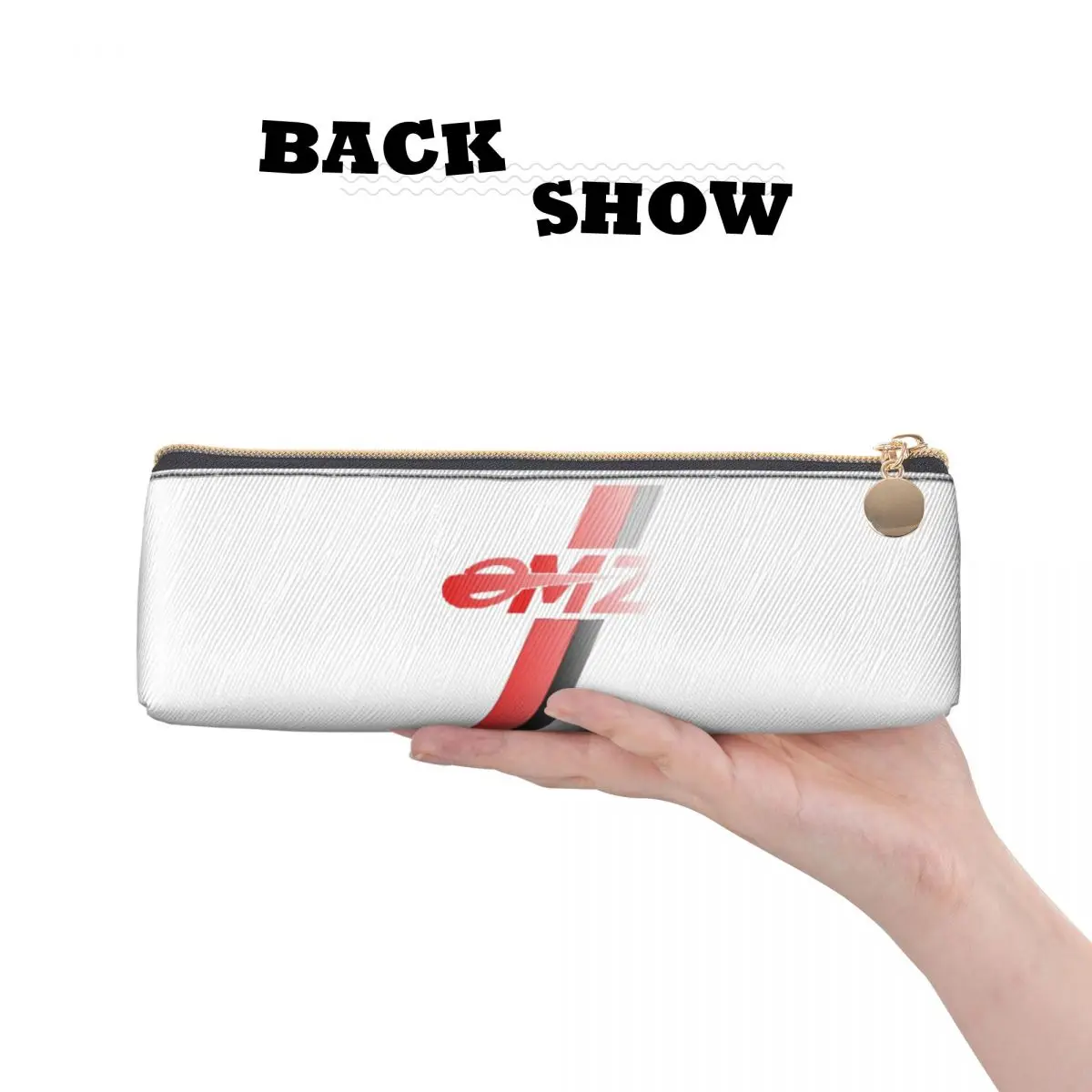 OMZ MZ World-estuche para lápices de motocicleta Vintage para niños y niñas, caja de bolígrafos, bolsa de lápices, suministros de papelería, bolsa porta bolígrafos