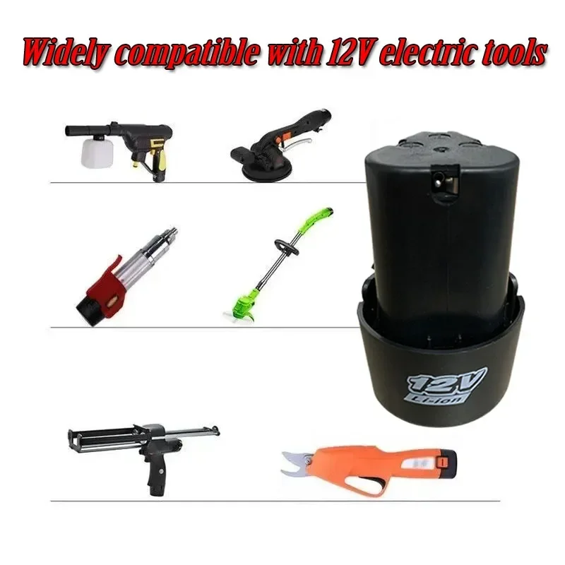 12V 6200mAh rechargeable universal upgrade High capacity electric tools,lithium-ion batteries, special for electric hand drills