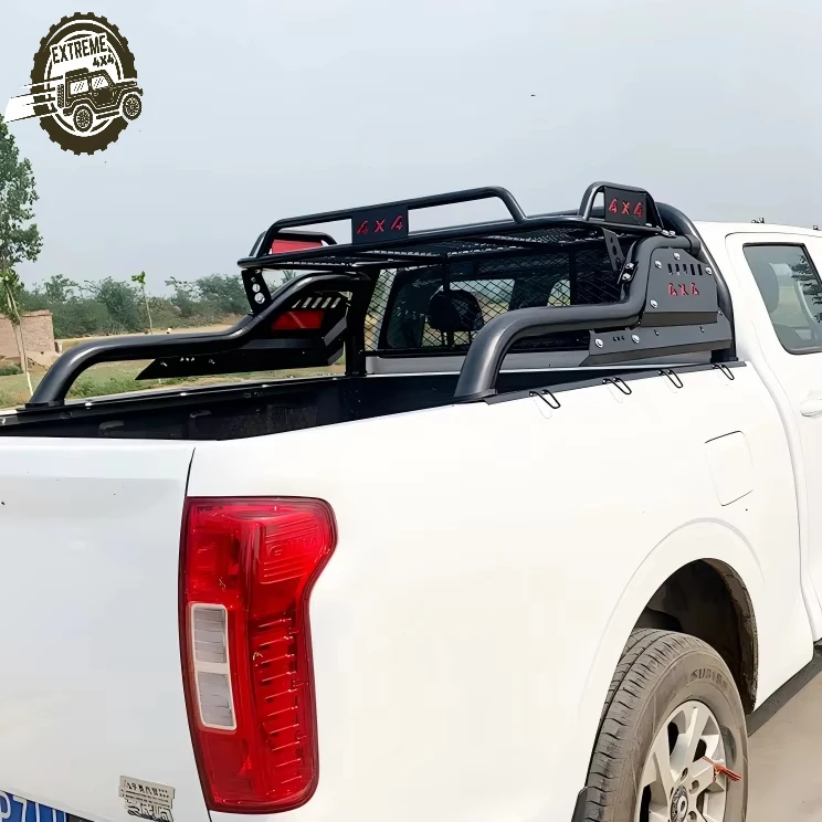 

Universal 4x4 Roll Bar For Hilux Revo Vigo Dmax Ranger Navara Truck Roll Cage With Storage Basket Shield