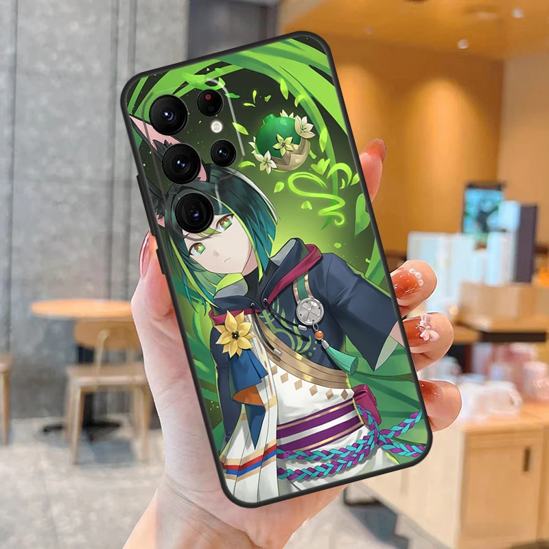 جينشين تأثير تشديد لسامسونج غالاكسي S20 FE S21 FE S22 S23 الترا S8 S9 S10 زائد نوت 20 الترا الهاتف