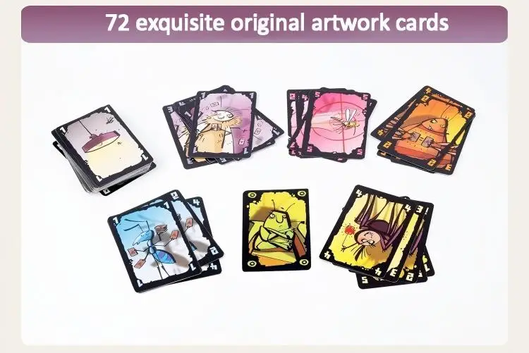 لعبة Mogel Motte Kaker Laken Poker Royal Card Game Devir-game Cheating Moth Board Deck #4