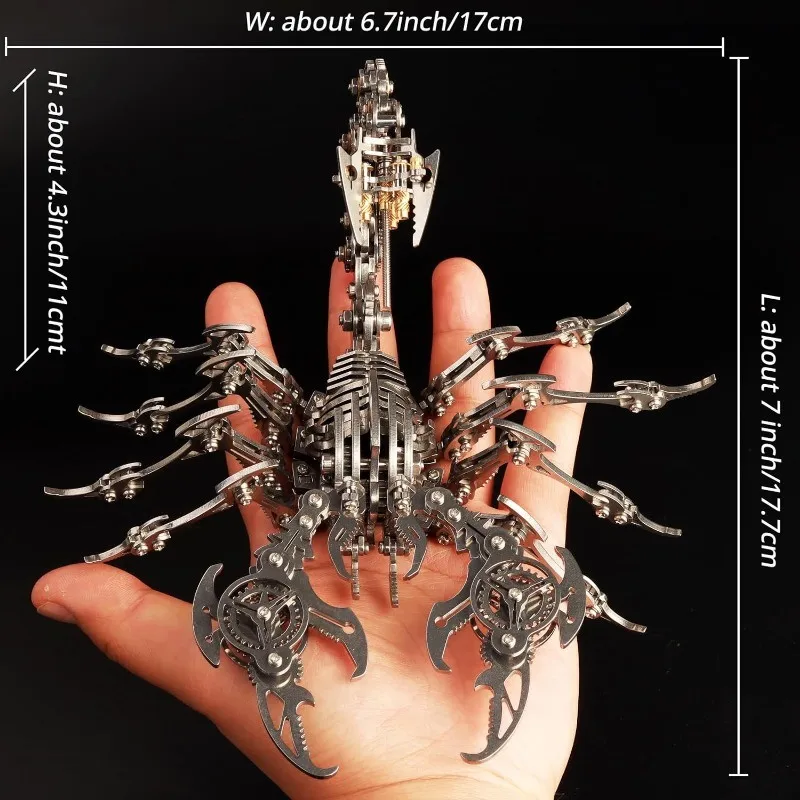 DIY-ステンレス鋼の3D金属ジグソーパズル,取り外し可能なクラフトアセンブリ,ボーイフレンドの装飾用の取り外し可能なおもちゃ