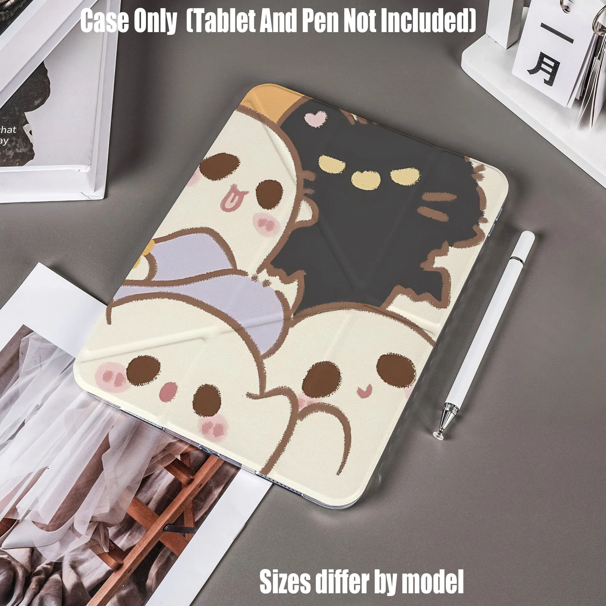 Slim Fit Premium TPU Tablet Cover, Shockproof Durable Lightweight Protective Case for iPad Samsung Huawei Honor Redmi Xiaomi