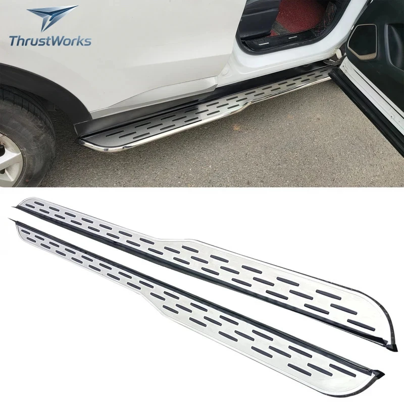Lightweight Aluminum  Side Step Pedal Bar Running Board Body Parts SUV Bars