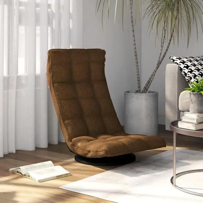 Chaise pivotante pour méditation, jeux et relaxation – Revêtement en tissu avec rembourrage ergonomique et fonction d'inclinaison à 5 positions