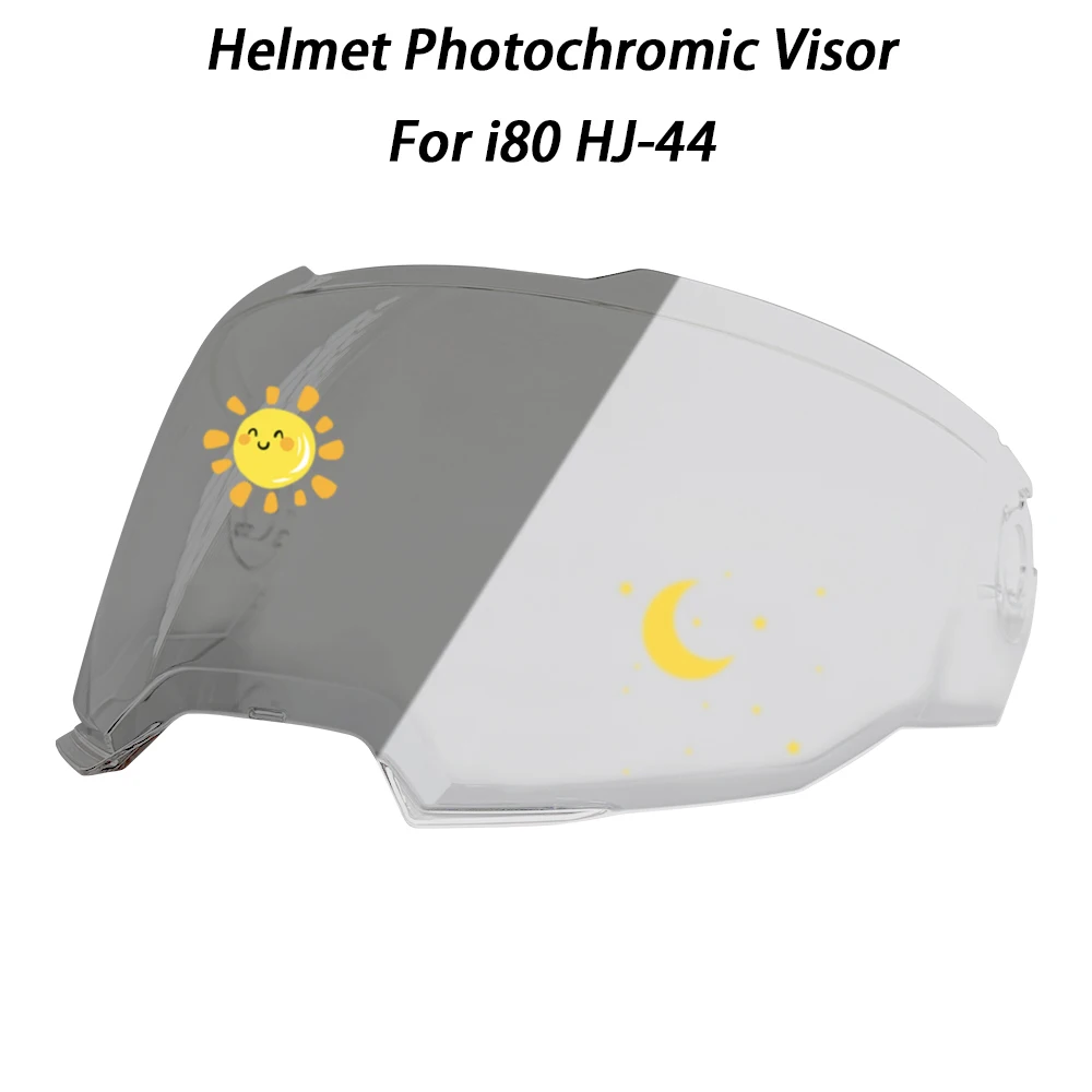 

Photochromic Helmet Visor For HJC I80 HJ-44 i80 Motorcycle Helmet Lens Anti-UV hromic Tea black Visor