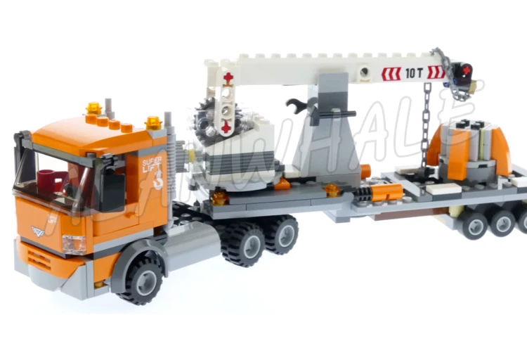 848 elementów Zestaw klocków City Donut shop otwierający się sklep z donutami, rower cargo do kawy, dźwig, przyczepa, ciężarówka, furgonetka, miasto 11392 Kompatybilny z modelem