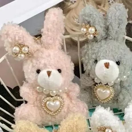 Porte-clés en peluche lapin à longues oreilles pour femmes et filles, mignon de dessin animé, pendentif pour sac à dos Y2K, breloque pour téléphone, sangle cadeau
