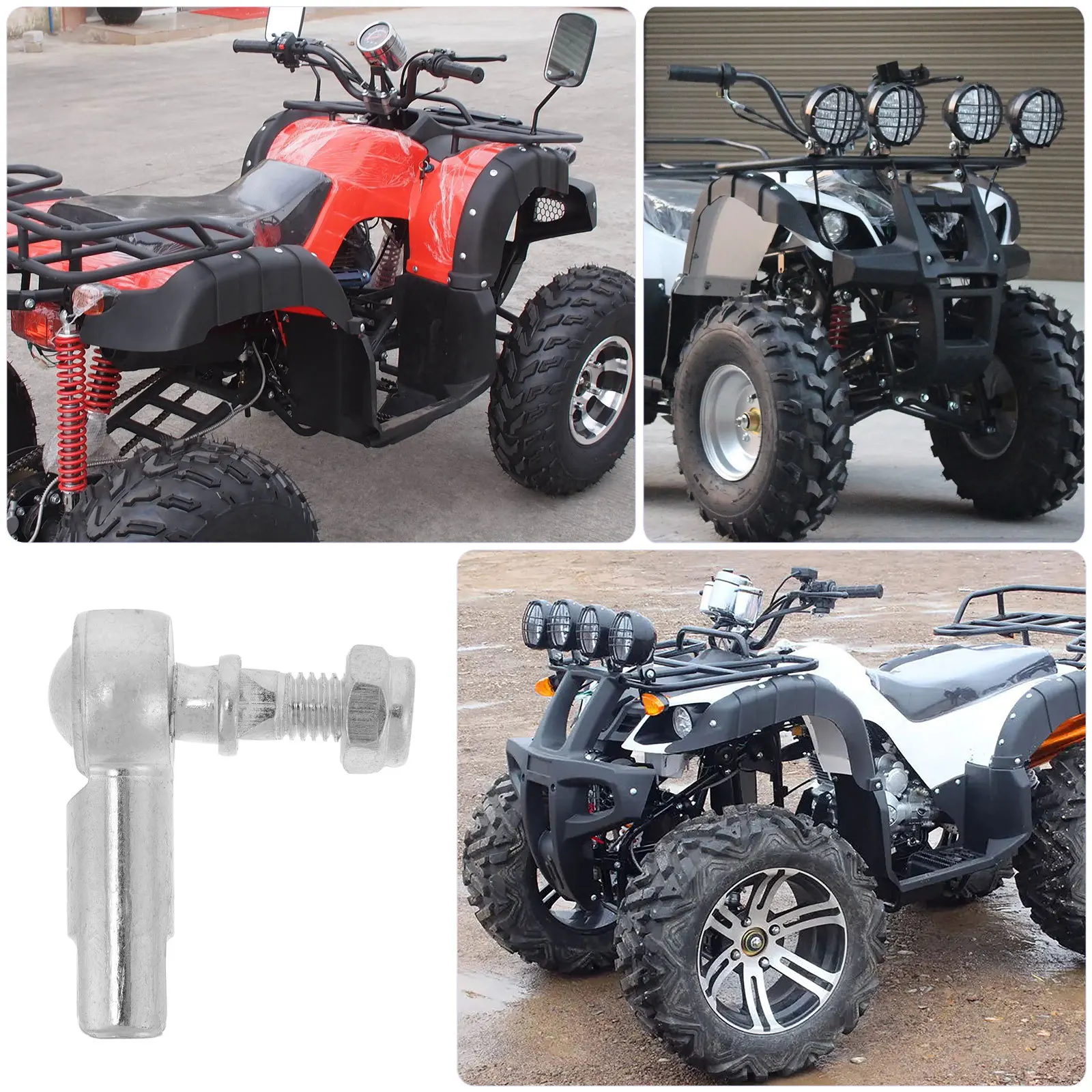 Atv توجيه التعادل قضيب نهاية كرة معدنية مشتركة تعزيز الاستقرار دائم الطرق الوعرة مركبة استبدال ربط قضيب مشترك عربة جولف جزء