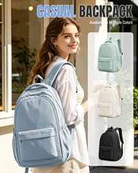 School Bag Lightweight Casual Daypack College Laptop Backpack for Men Women Water Resistant Travel Rucksack for Sports High