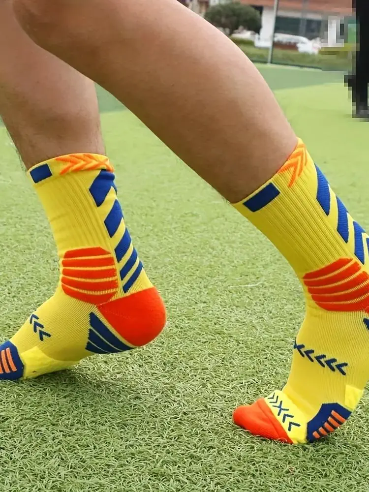 AliExpress WRELS 3Pairs Sport Running Socks Athletic Breathable Mesh Thick Compression Basketball Socks Sweat Absorb Professional Cycling Socks