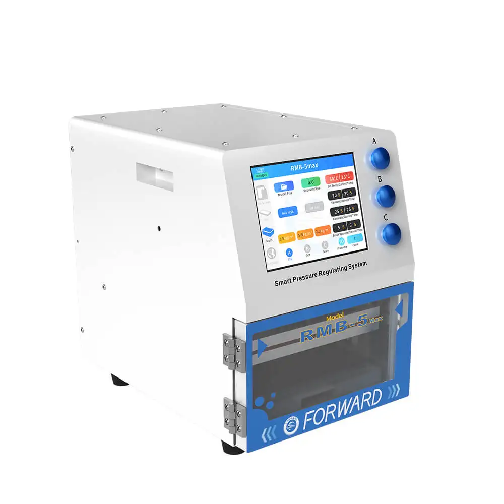 

FORWARD New RMB-5 Max OCA LCD Vacuum Lamination Machine Smart Pressure Regulating For Flat Edge LCD Screen Replacement