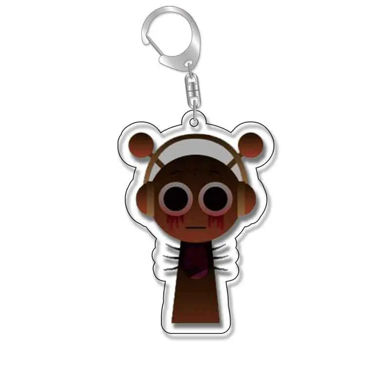 Acryl-Sprunki-Schlüsselanhänger für Accessoires Sprunki Oren Raddy Gray Brud Vineria Anhänger Schlüsselring Schlüsselkette Schmuck Geschenke für Fans – Detail 8