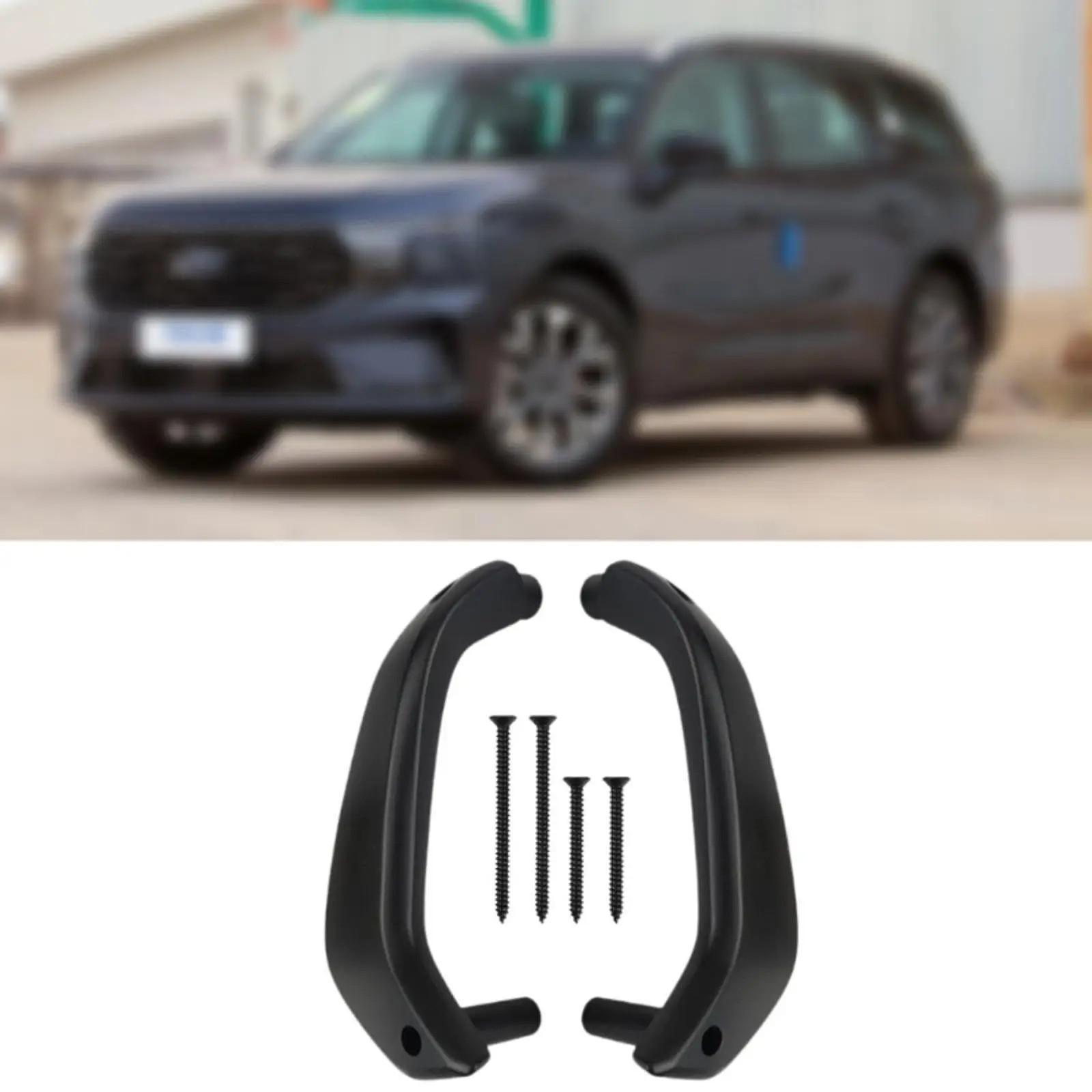 

2x Interior Door Pull Handles Spare Easy Installation D2bb-a23943-ca35B8 Car Interior Decoration for Ford Fiesta 2011-2020