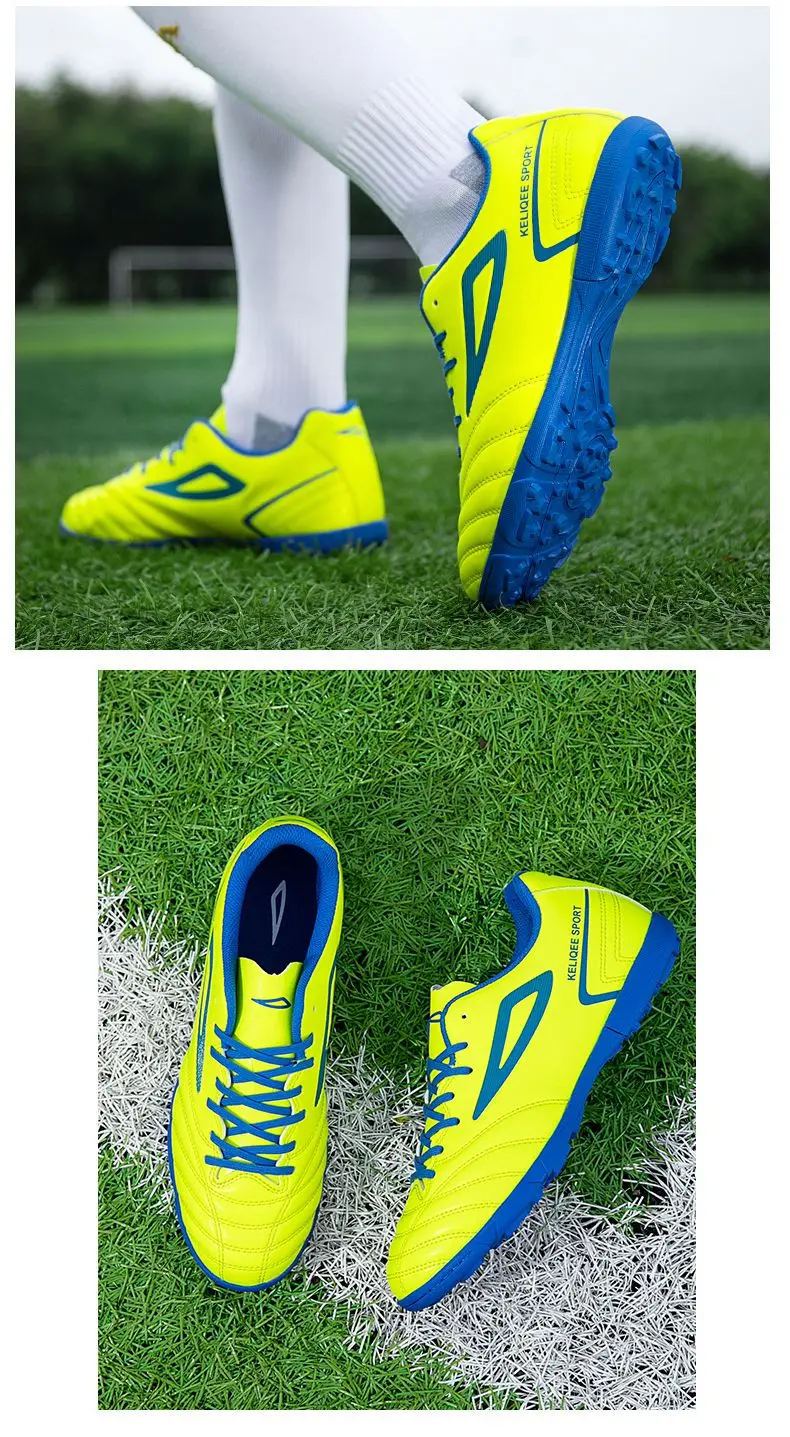 

The 2025 new luxury turf shoes are suitable for indoor soccer games and professional soccer training shoes.