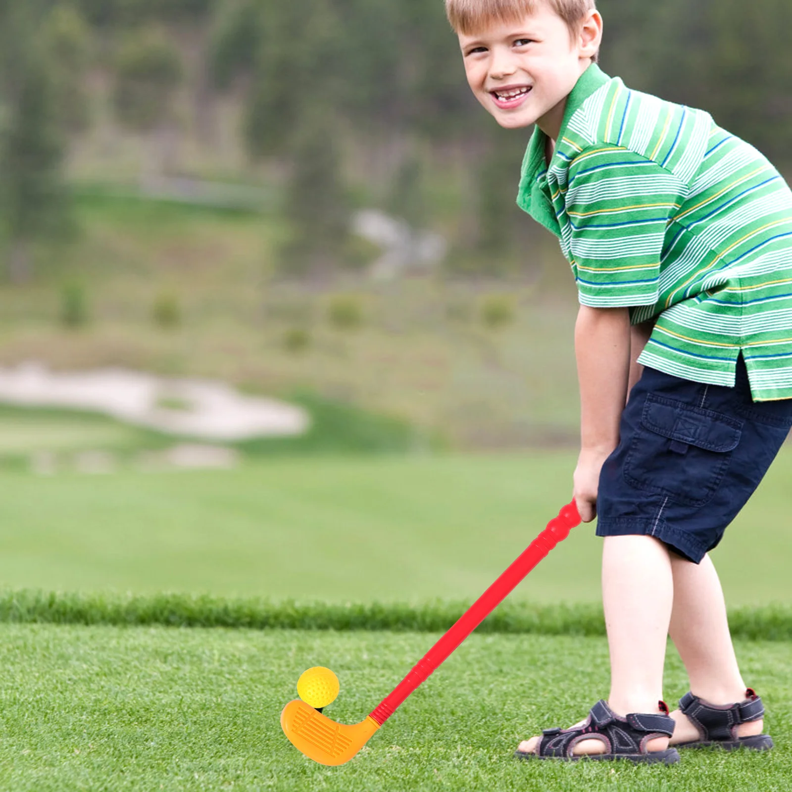 Mazze da golf per bambini Set Giocattoli educativi per bambini Attrezzatura in plastica Giochi all'aperto per