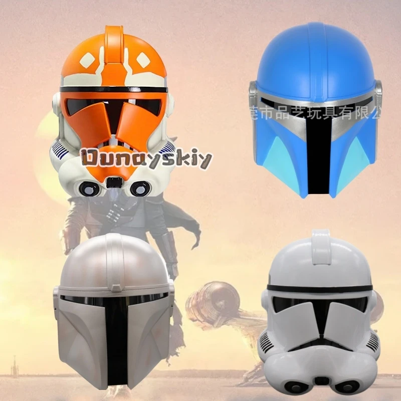 

‌‌Helmet Halloween Cosplay Casco Replica Full Head Mando Bounty Cool Pvc Mask Birthday Gifts Christmas Helmet Prop Party ‌
