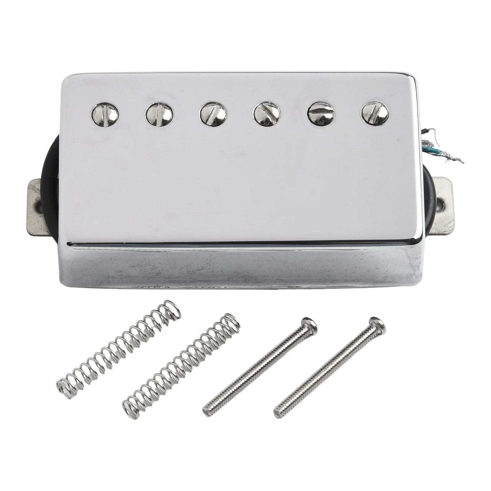 LP Guitar Alnico 5Humbucker Pickup 4Conductors Neck Bridge Electric Guitar Parts Humbucker Pickups Brass Baseplate 2 Cores Cable