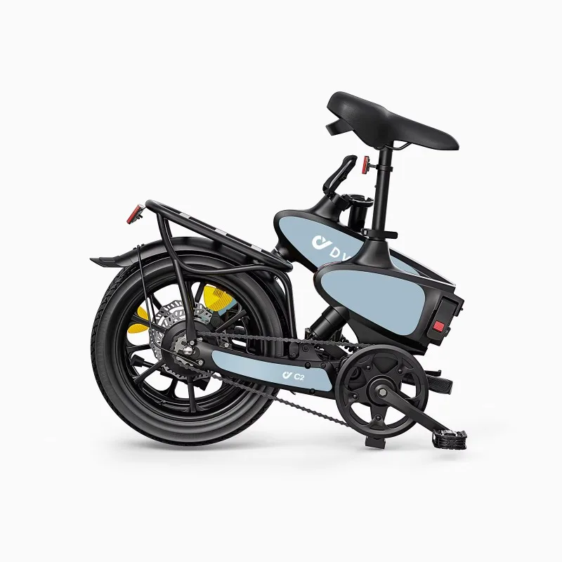 Airo   14-Inch Electric Folding E Bike Rear Hub Motor 48V 7.5Ah Lithium Battery Disc Brake System Tube Tire Electric Bike