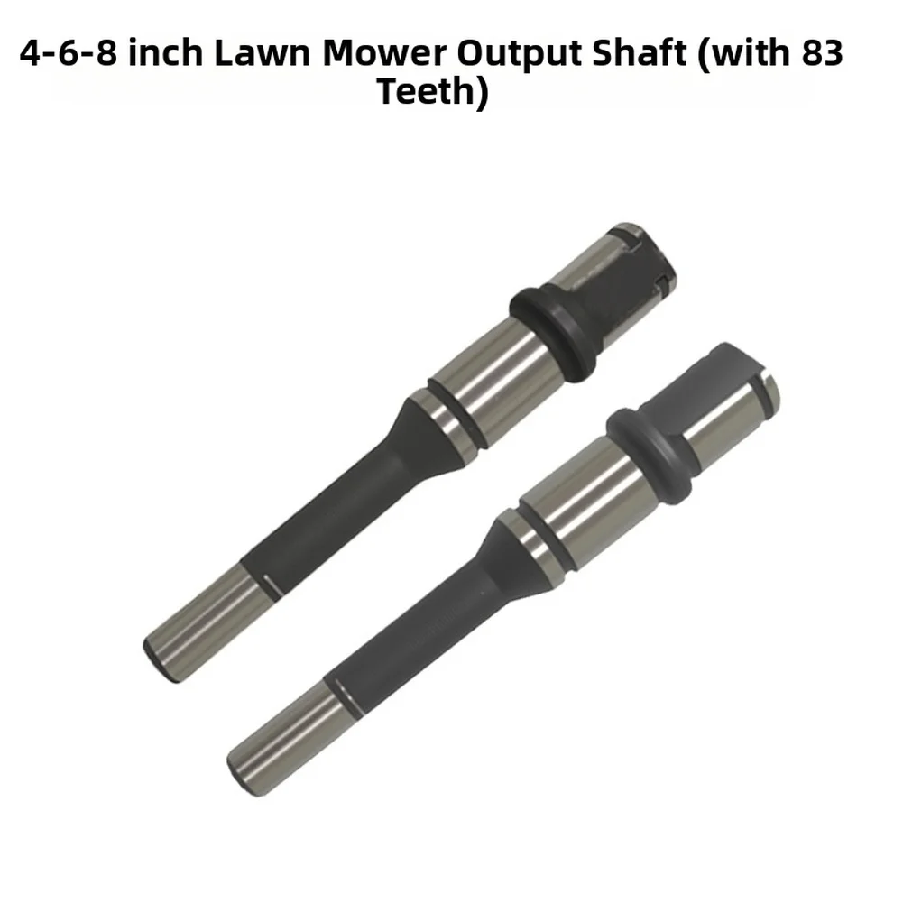 4 6 8 inch lawn mower output shaft replacement part with 47 or 83 gear fits various For grass cutting machines