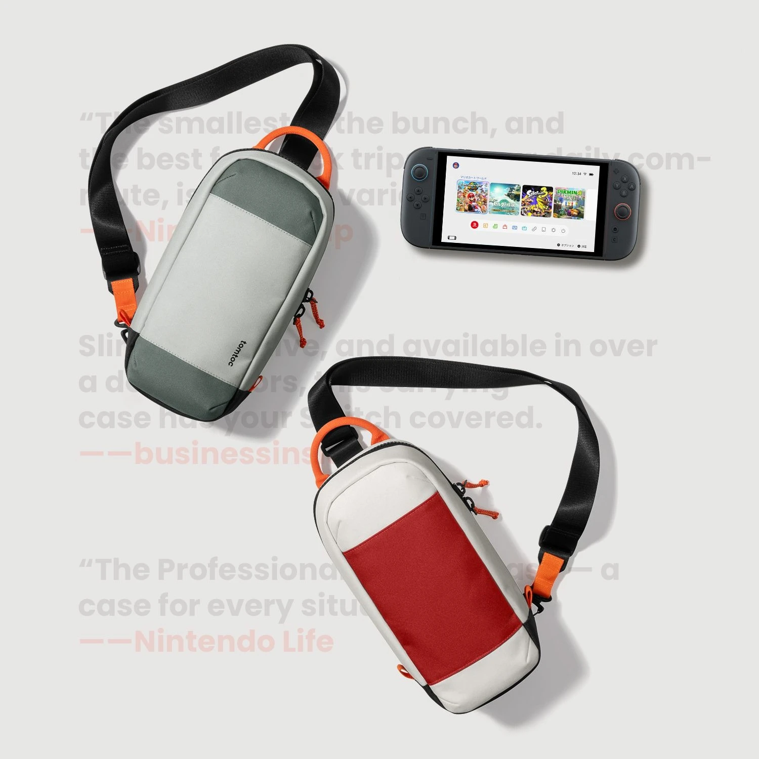 2026 Fashion Storage Bag Crossbody Case for Game Console NS Card Holder Organizer Pouch Men's Shoulder Bag