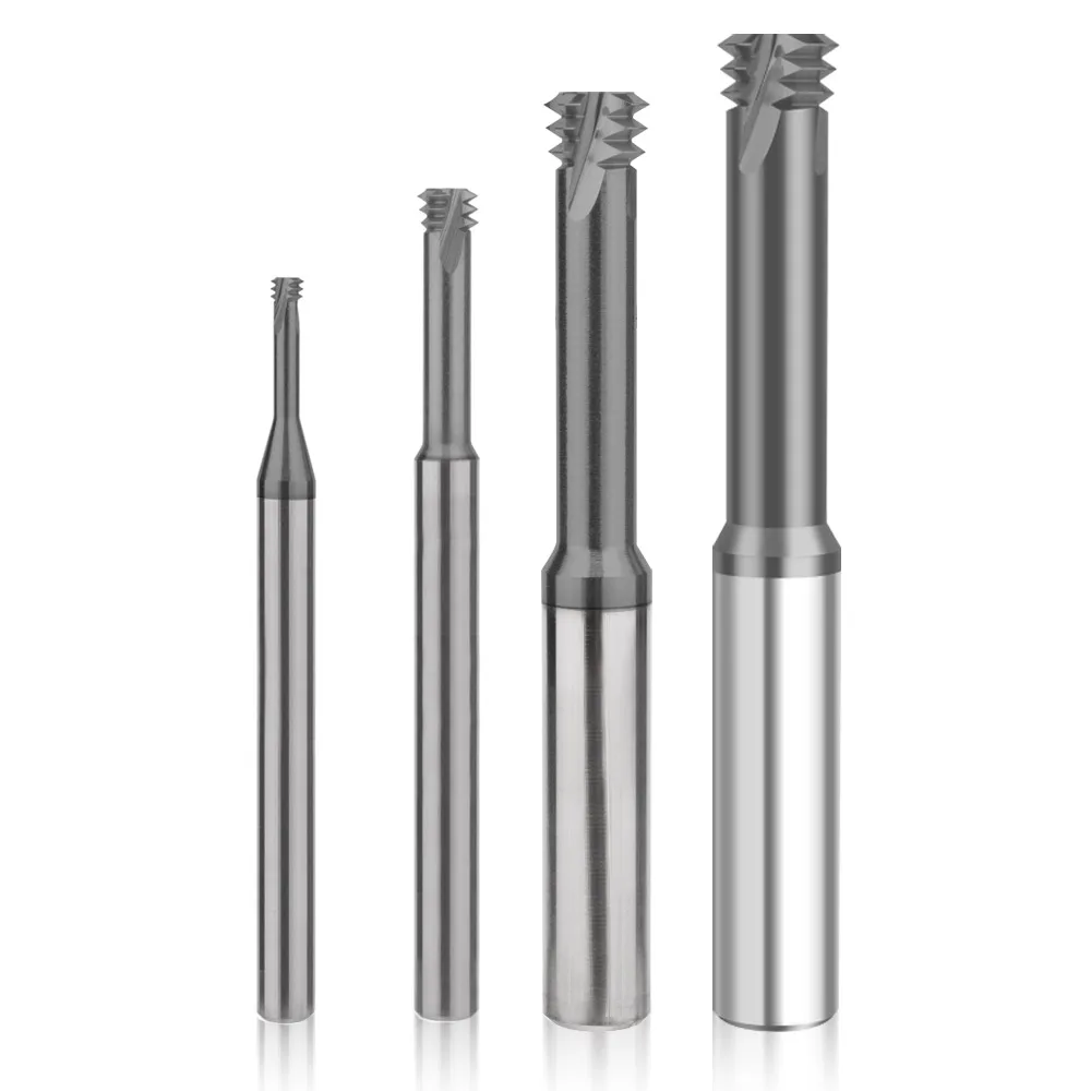 IRON ROOT 3 Tooth Solid Carbide MJ Thread Milling Cutter, MJ3-MJ12 Thread Mill,CNC Thread Mill for Aerospace Metal Machining