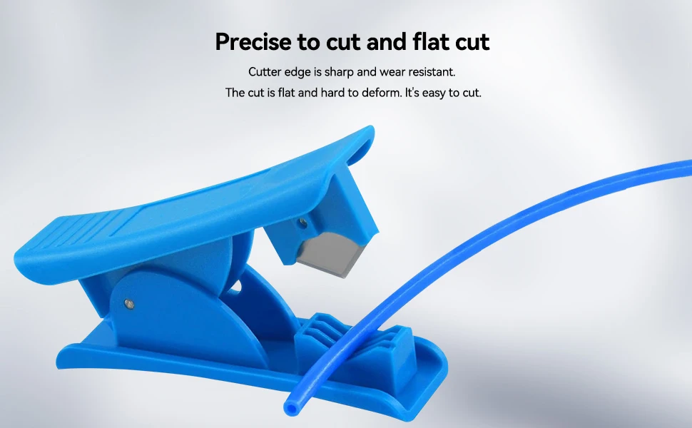 Offizielles blaues PTFE-Schlauchset von Creality, geeignet für 1,75-mm-Filament, mit 1 m/2 m langem blauem Schlauch, ideal für den Einsatz in 3D-Druckern. – Detail 4