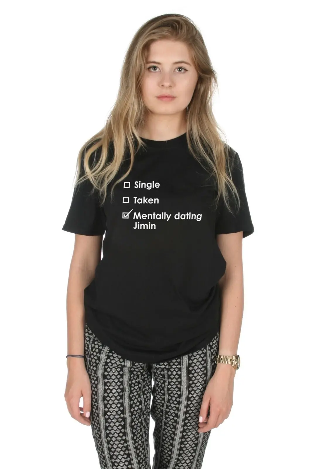 Single Taken Mentally Dating Jimin T shirt Top Kpop Fangirl Jungshook