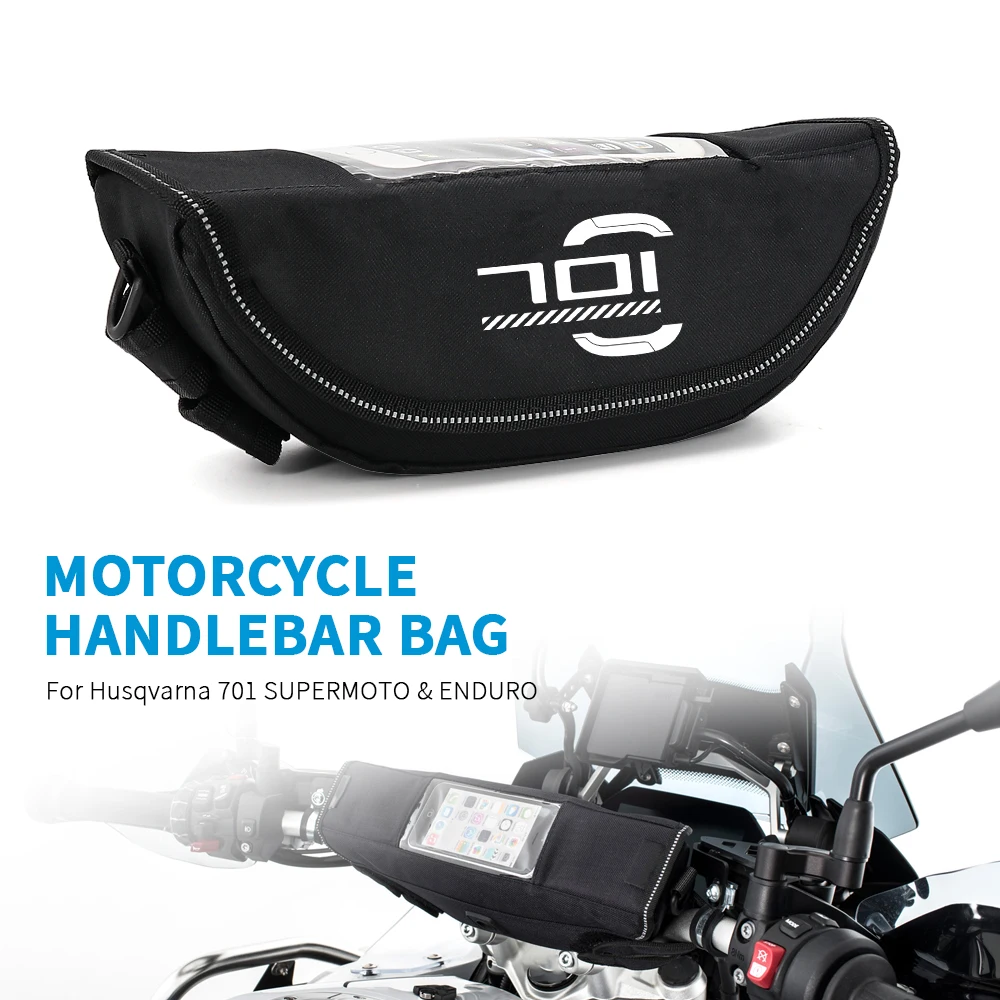 For Husqvarna 701 SUPERMOTO & ENDURO Motorcycle Accessories Waterproof Bag Storage Handlebar bag Travel Tool bag