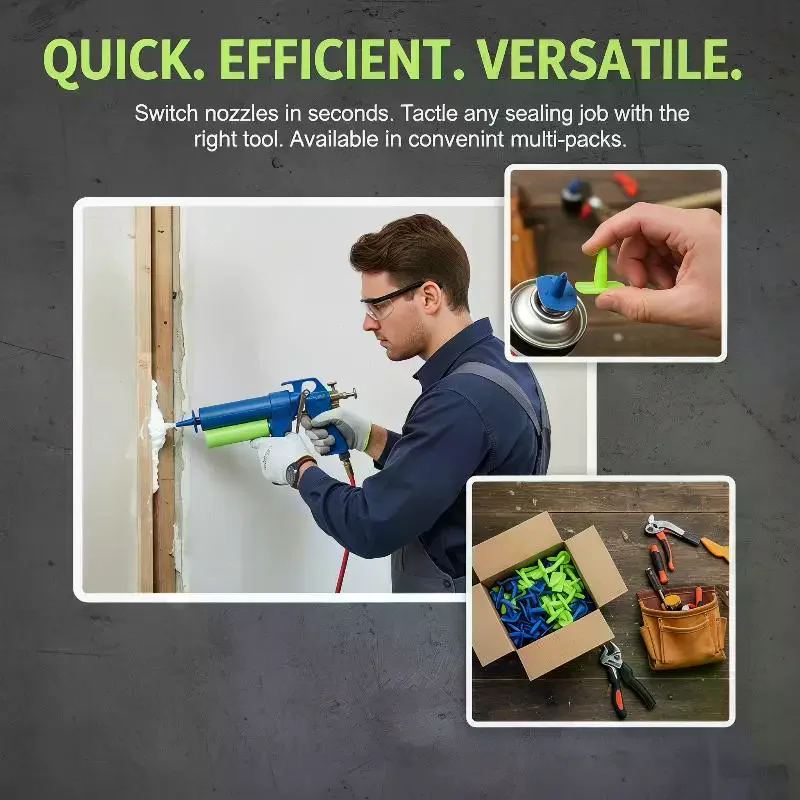Paint Spray Nozzle 5/10Pcs Leak Proof Durable Wide Coverage Time Saving for Construction Painting Auto Body Repair Work
