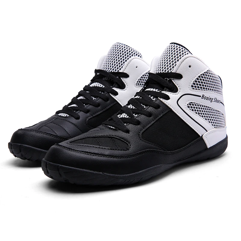 

Indoor Fitness Wrestling Shoes Non-slip Wear-resistant Lightweight Boxing Shoes Men's Free Fighting Sports Shoe Large Size