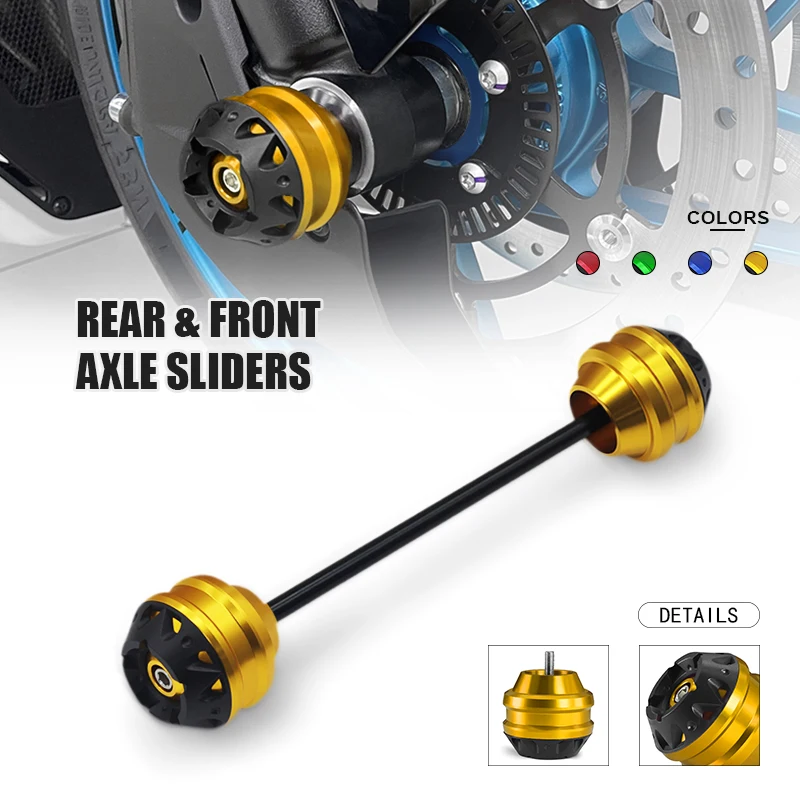 

R1200GS Front Axle Fork Crash Sliders Wheel Falling Protector Kit Motorcycle CNC For R1200 GS LC Adventure R 1200GS r1200gs