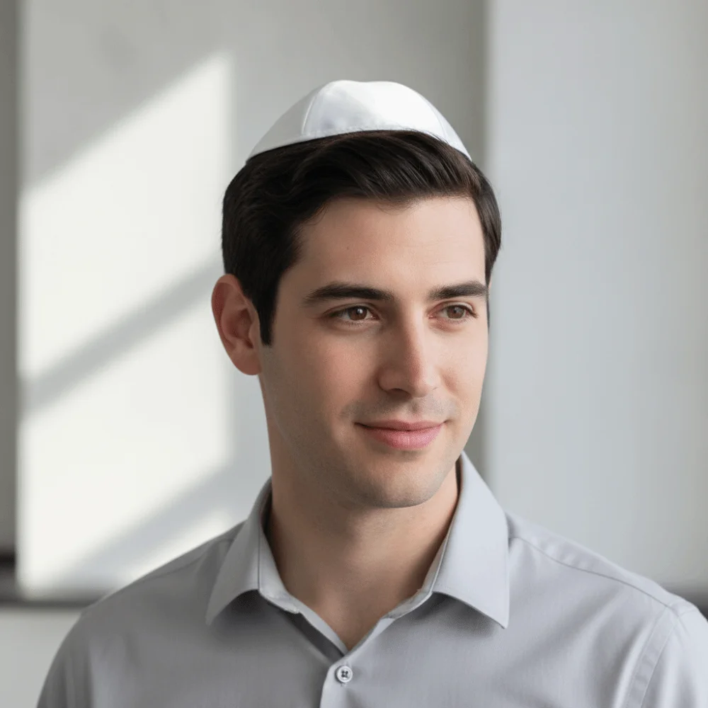 Premium Satin Silk Dome Cap Solid Color Lightweight Small Skullcap Comfortable Fit Soft Smooth Satin Round Cap