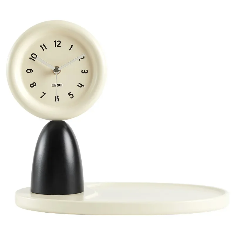 

Cream wind living room desktop clock ornament porch clock tray ornament
