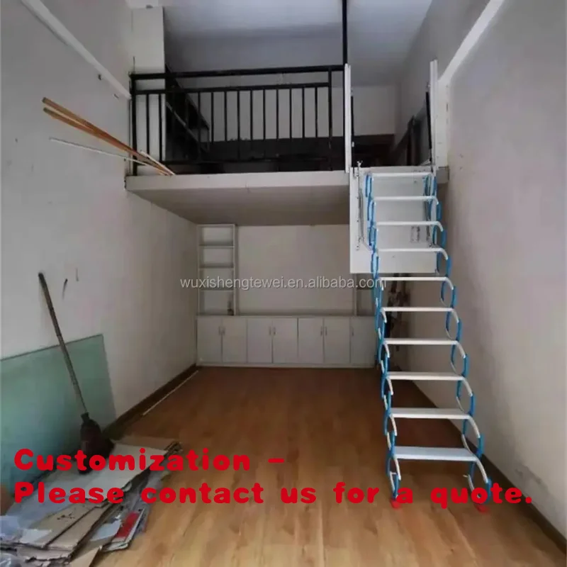 

Customize.2025 New Power Folding Automatic Attic Stairsspace Saving Loft Telescopic Stairs Home/attic Ladder