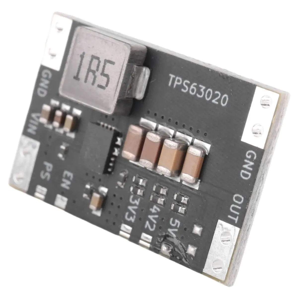 A14M XL63020 TPS63020 Lithium Battery USB Automatic Boost Step Up Down Module Microcontroller Power Low Ripple 5V