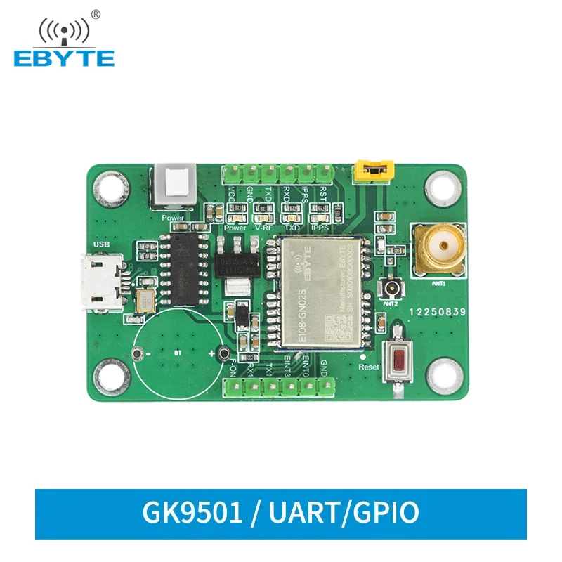 GPS GLONASS GALILEO QZSS SBAS BDS Positioning and Navigation SPI GPS Module Test Board EBYTE E108-GN02S-TB