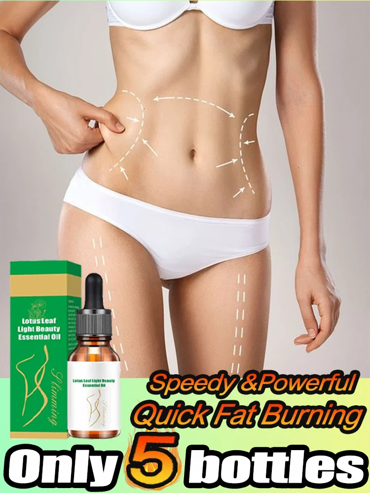 

Fast Full Body Shaping Massage Oil Belly Abdomen Fat Burning Essential Oil Body Sculpting Suitable for Men and Women Calorie