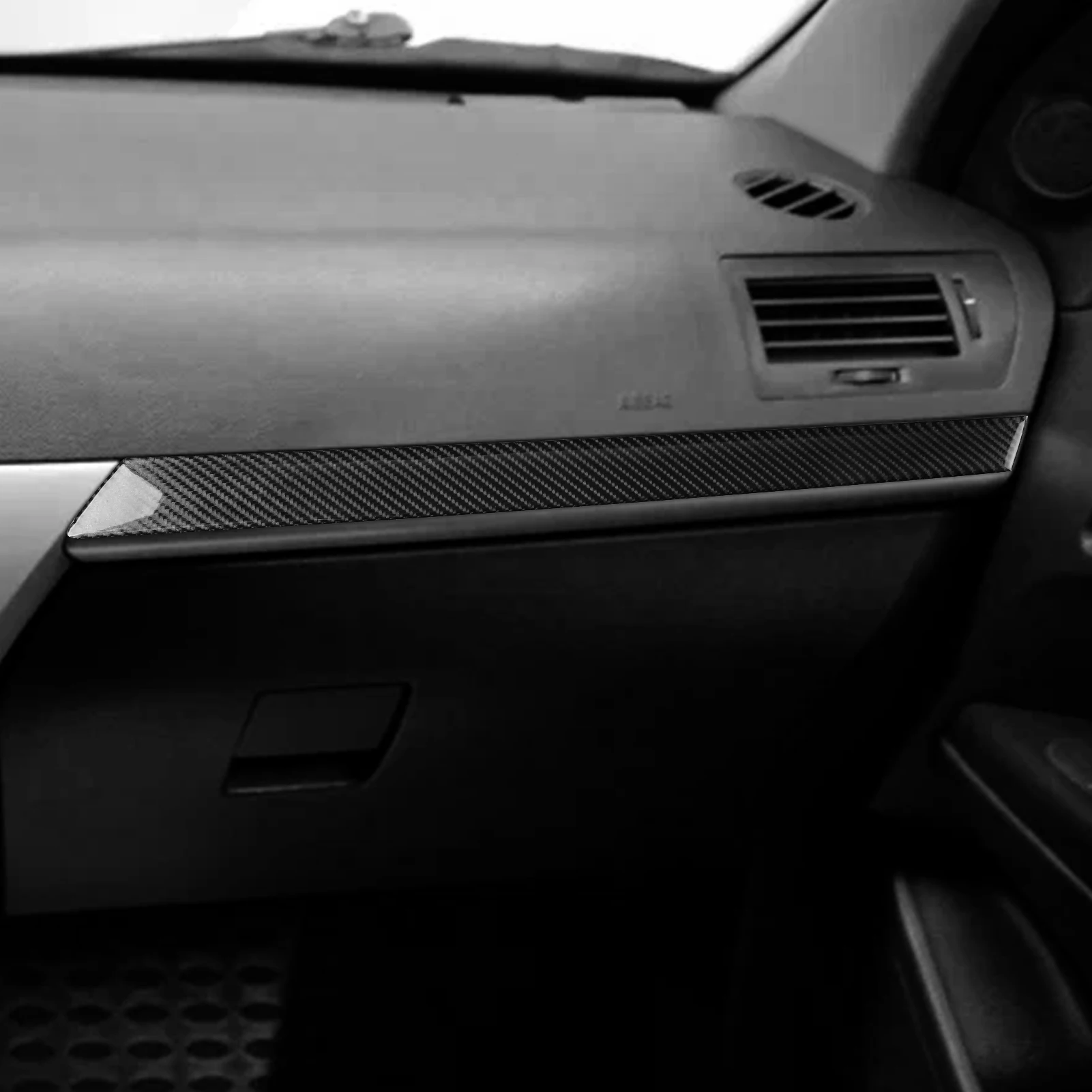 For Opel Astra H MK5 2004-2010 Carbon Fiber Co-pilot Instrument Dashboard Panel Cover Trim Car Accessories Decoration Sticker - view 3