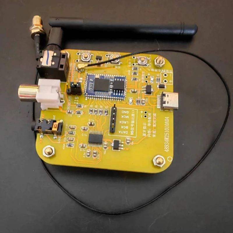 Placa Decodificadora Bluetooth Qcc3084qcc5181 Versão 5.4 com Receptor Aptx-HD/LDAC/IHDC