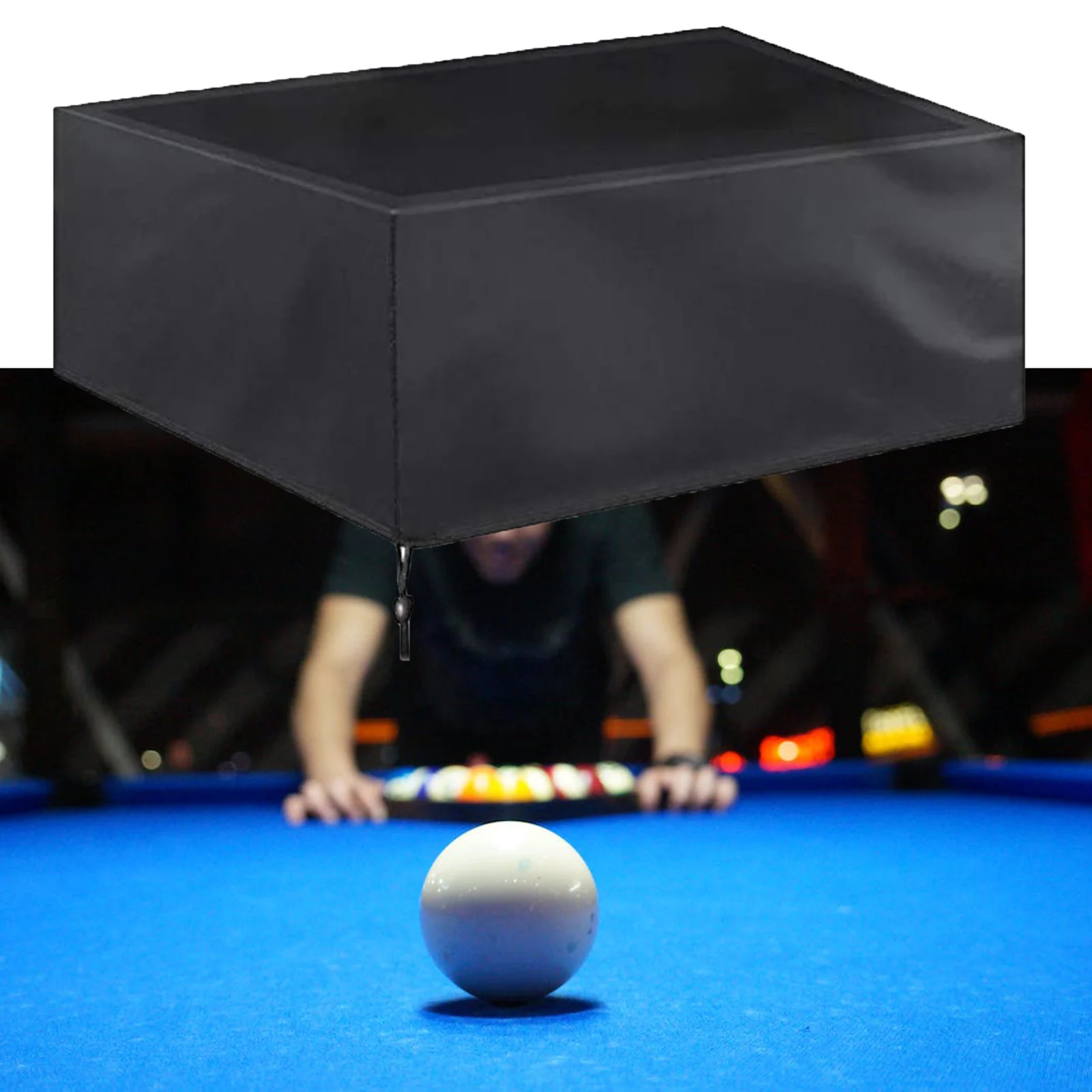 Weatherproof Pool Table Dust Cover in 210D Oxford Material Secures Your Investment Against Elements Effectively