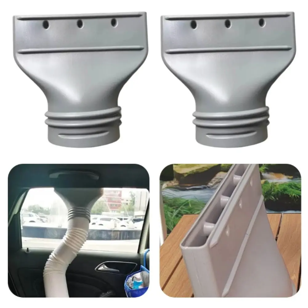 Flat Hose Hose Adapter Portable Coupler Air Conditioning Hose Adapter Exhaust Nozzle Vent Tube Vent Connector Home Use