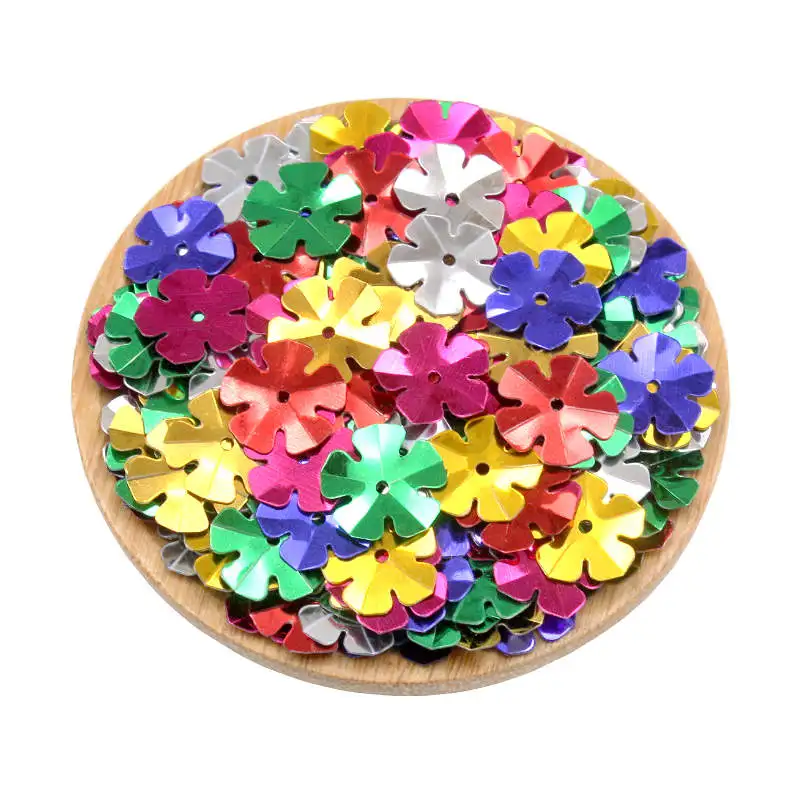 250-2000pcs Mixed Pastel Flower Sequins PVC Paillette For Wedding Party Decorations DIY Clothing Handmade Sewing Accessories