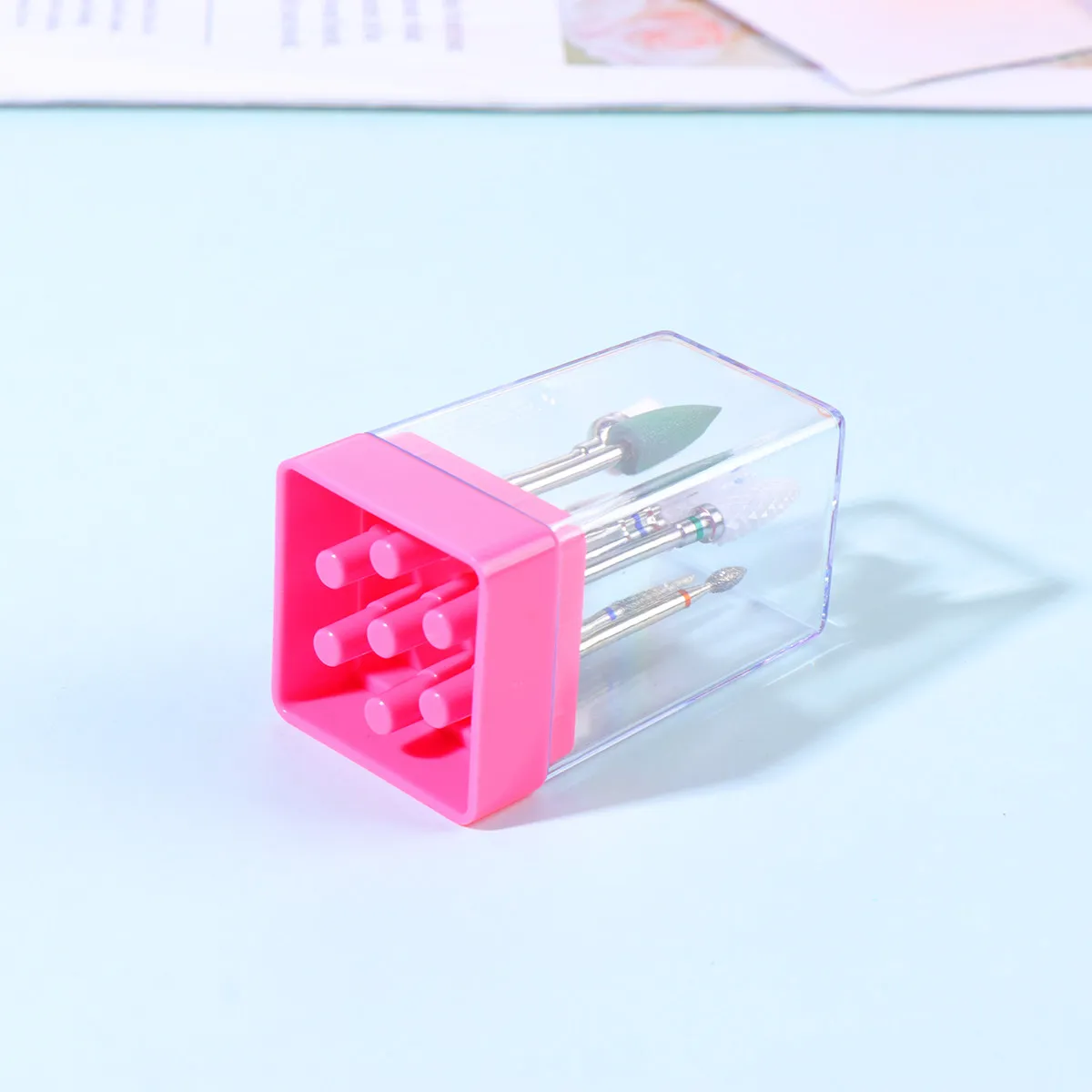 Set Creativo di Punte per Trapano per Unghie, Testine Multifunzionali per Manicure Elettrica e Cura delle Unghie