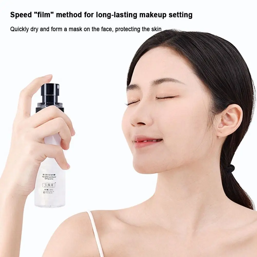 

100ml Makeup Setting Spray Long Lasting Foundation Control Moisturizing Refreshing Natural Quick Fixer Spray Fixer Matte Oi O0Y2